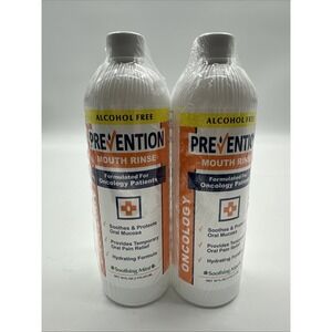 2-Pk Prevention Oncology Mouth Rinse Soothing Mint 16 fl oz Exp 09/27 Sealed